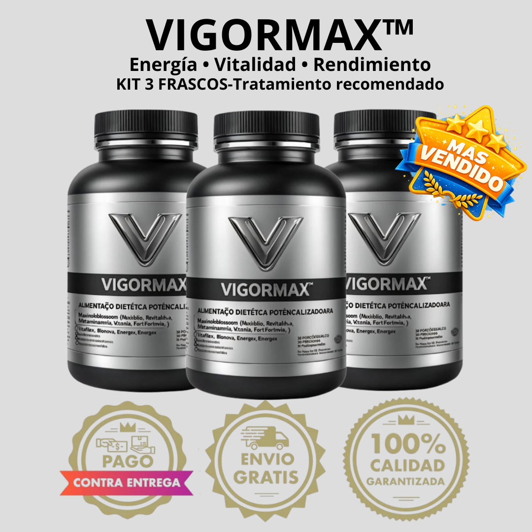 VIGORMAX™ – Tratamiento Masculino Completo