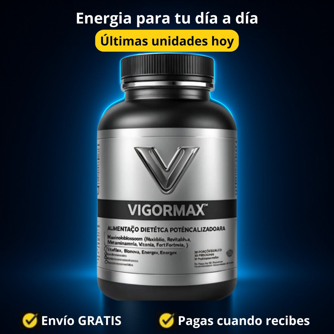 VIGORMAX™ – Más energía, fuerza y rendimiento masculino Resultados visibles en pocos días